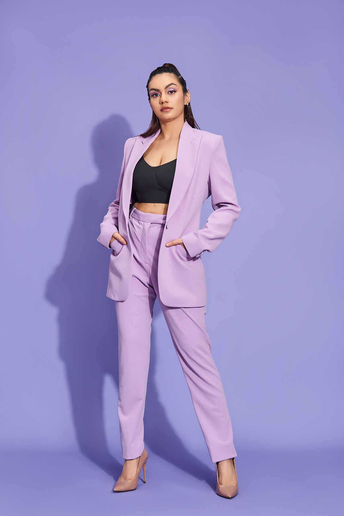 Lavender Blazer Set