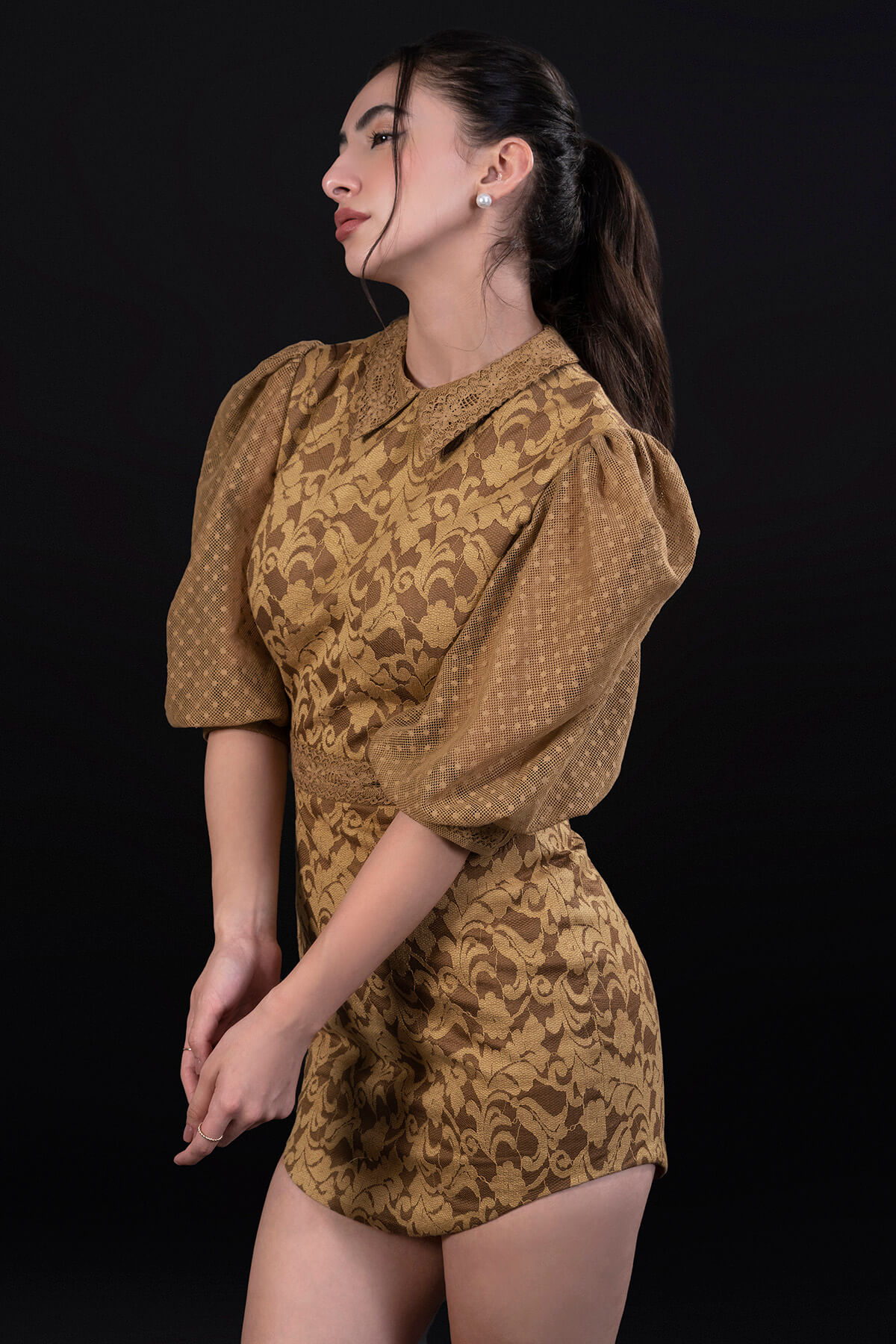 Green lace dress - Image 2