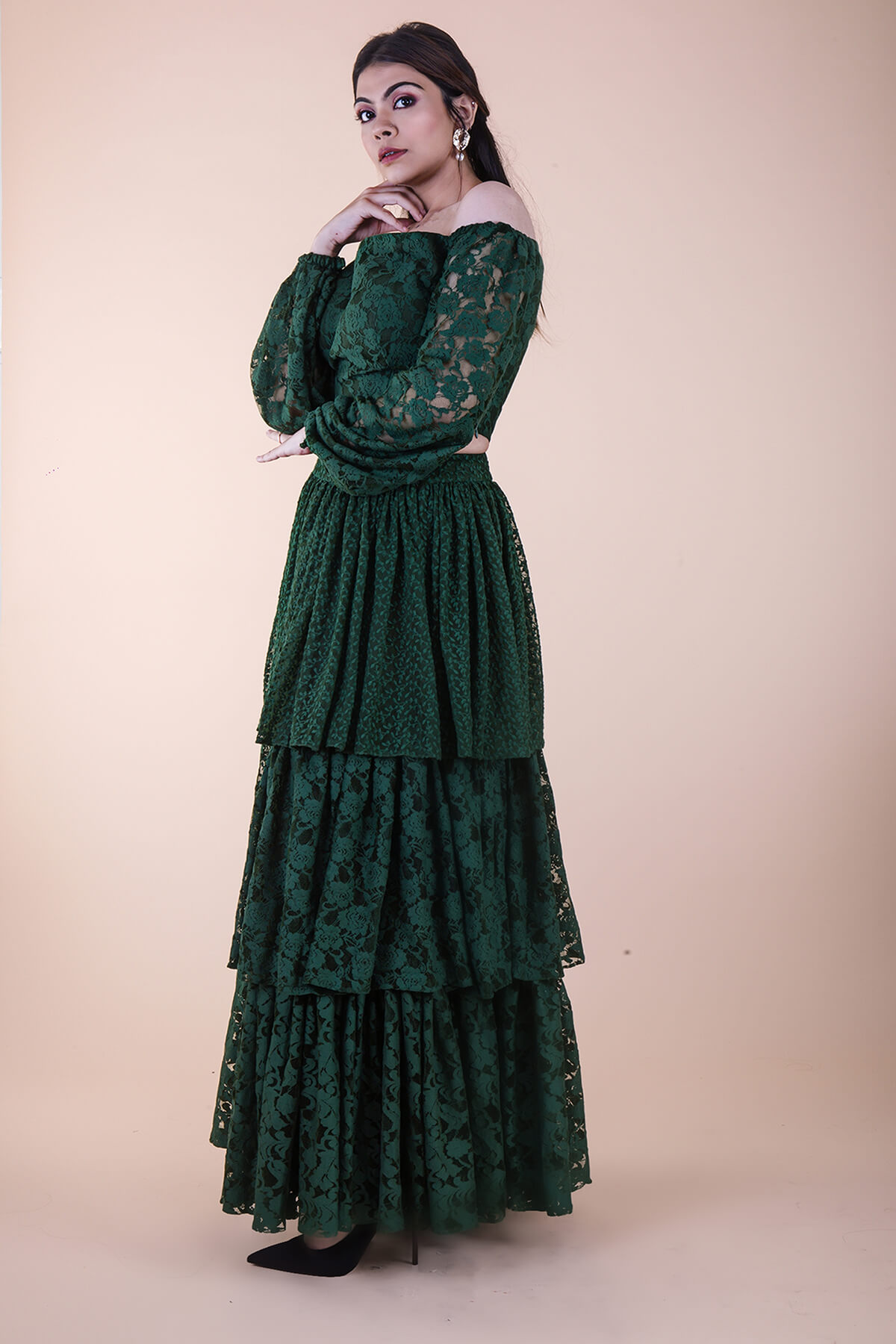 Green Lace Top - Image 3