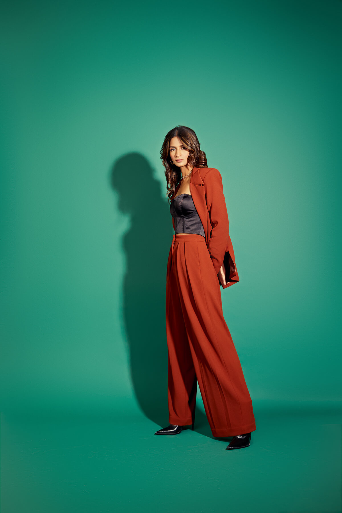 VERMILLION BLAZER PANT SUIT SET - Image 3