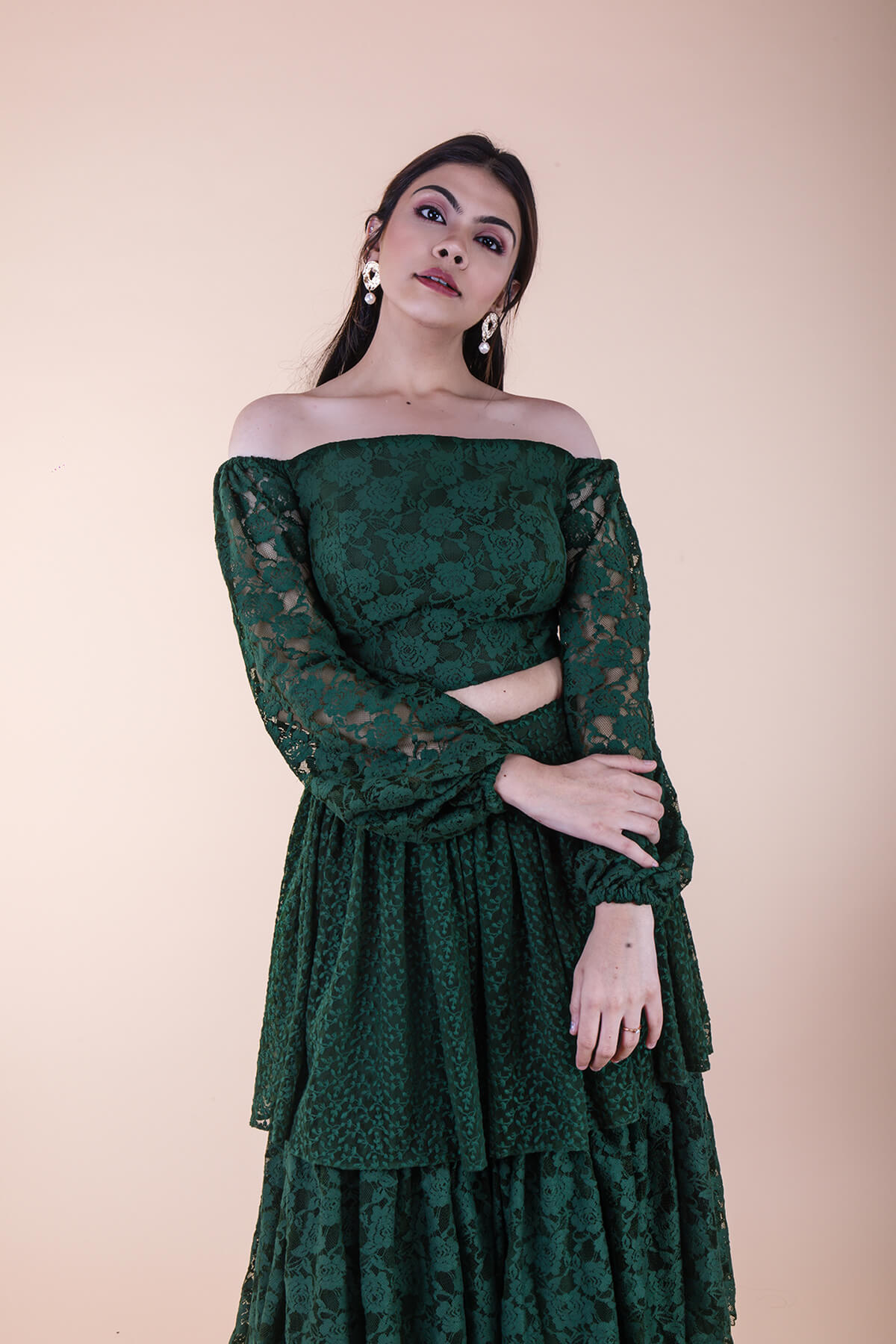 Green Lace Top - Image 4
