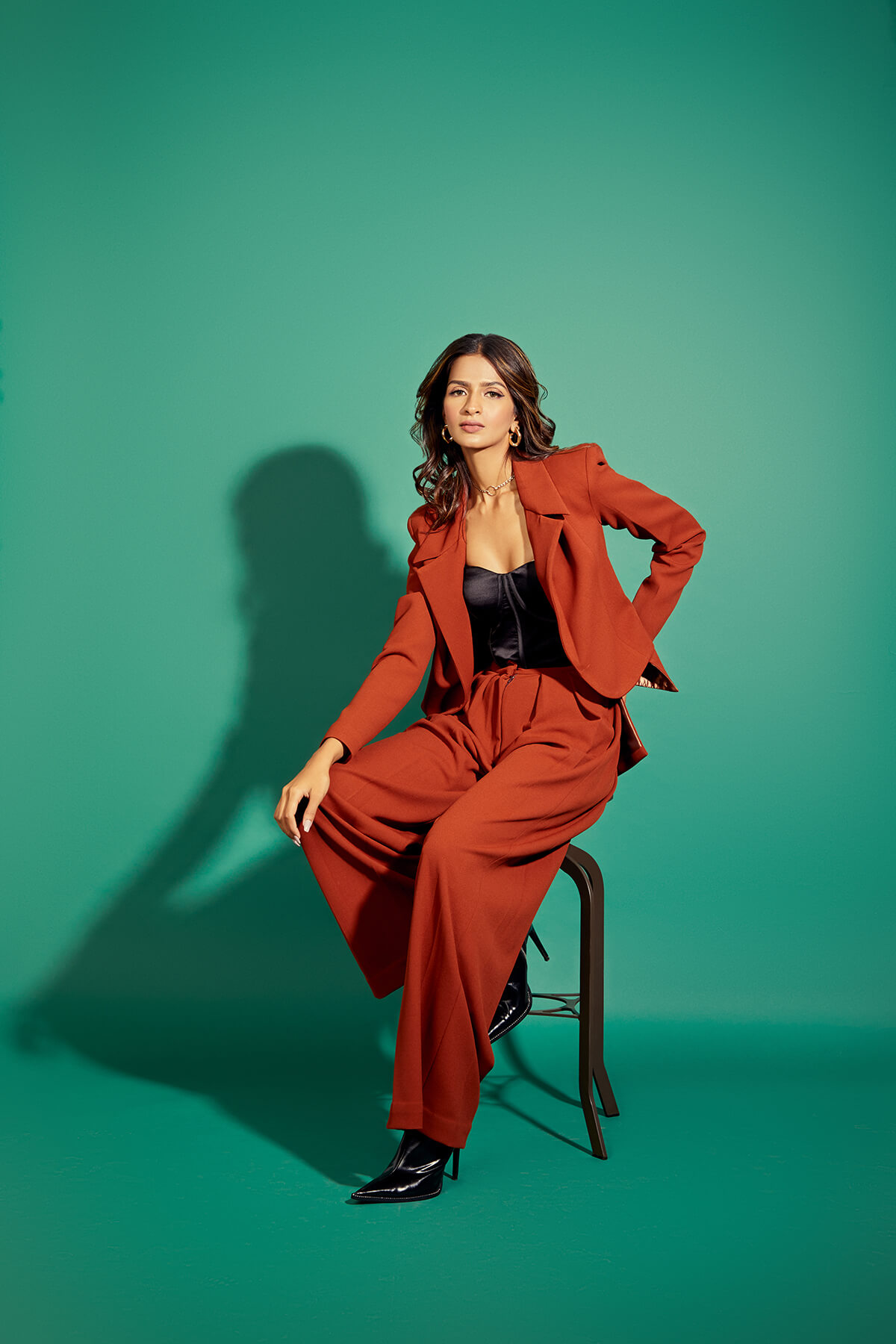 VERMILLION BLAZER PANT SUIT SET - Image 4