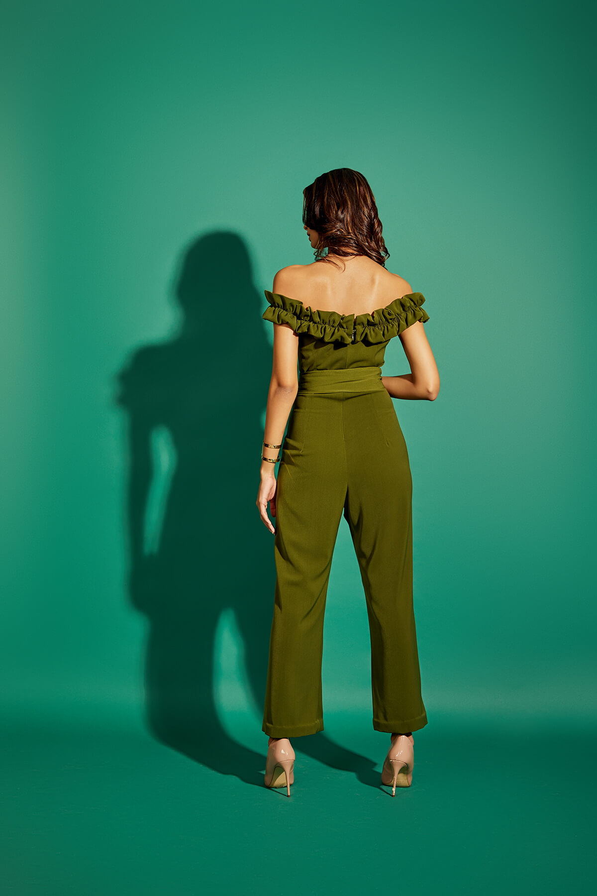PESTO GREEN JUMPSUIT - Image 5